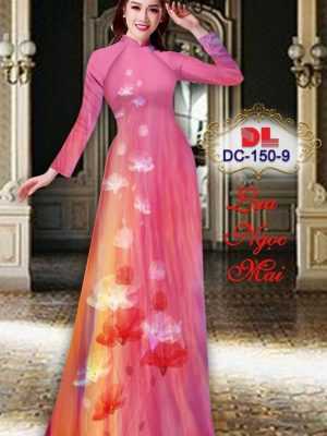 Vải Áo Dài Hoa In 3D AD DC150 15